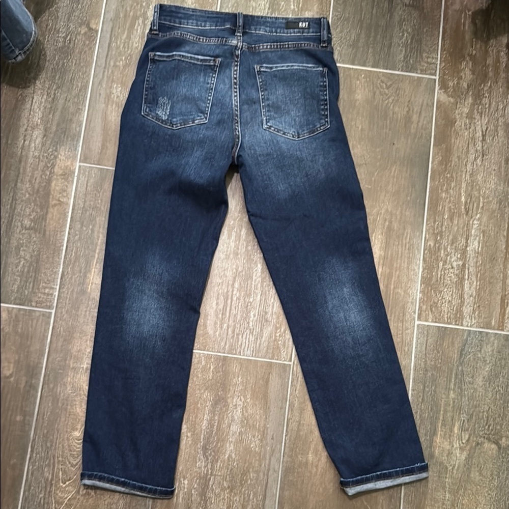 Kut from the Kloth Dark Blue Elizabeth Denim Jeans - Picture 8 of 11